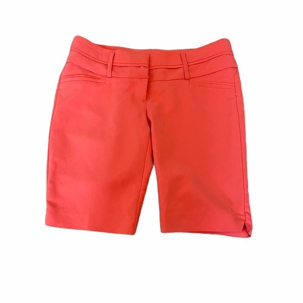 NWT DYNAMITE Coral Bermuda Dressy Stretch Short 5